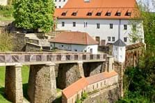 Blick Richtung Generalsgebäude Foto: pedagrafie