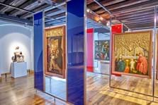Ausstellungsansicht Faszination Mittelalter - Himmlisches Streben Foto: pedagrafie