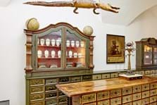 Ausstellungsansicht Historische Apotheke Foto: pedagrafie